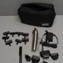 Wahl USA Stainless Steel Lithium Ion 2.0+ Beard Trimmer for Men - Electric Shaver & Nose Ear Trimmer - Rechargeable All in One Men's Grooming Kit - Model 9864SS