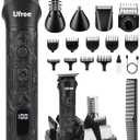 Ufree Beard Trimmer for Men, Electric Razor Shavers, Cordless Hair Clippers, 7 in 1 Beard Grooming Kit for Mustache, Body, Nose and Facial, Gifts for Men