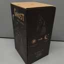 Nacome Halloween Cute Ghost with Solar Lantern: Scary Figurine Spooky Decoration for Garden Outdoor, Holiday, Party, Indoor, Office,Dinner Table - Adorable Gift Ideal Choice