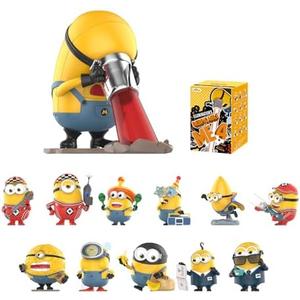 POP MART Universal Despicable Me 4 Series Figures, Universal Blind Box Figures, Random Design Action Figures Collectible Toys Home Decorations, Holiday Birthday Gifts for Boys and Girls, Single Box