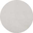 Bright House Solid Color Round Shape Area Rugs Off White - 2' Round, Indoor, Stain & Fade Resistant, Perfect for Living Room, Bedroom, Dining Room, Entryway, Doorway, Pet & Kids Friendly Rug, Wedding