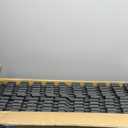 SUPERJARE 0.56'' Thick 12 Pcs 48 Sq Ft Rubber Top Exercise Equipment Mats, High Density EVA Foam Mats with Rubber Top, Interlocking Gym Flooring for Home Gym, Protective Workout Mat, Black/Grey