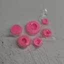 6PCS 3D Flower Fondant Molds Set, Rose Silicone Molds for Candle Soap Making, Handmade Cake Dessert Decoration Chocolate Cupcake Candy Ice Mold, Resin Concrete Art Crafts Accessories