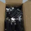 50-Pack Baluster Connectors for 1/2'' Square Balusters for Staircase Interior,Flexible Adjustable Baluster Connectors
