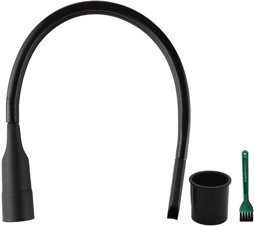 EZ SPARES 25-inch Flexible Vacuum Crevice Attachment Crevice Tool Crevice Brush Tool Kit for All 1-1/4" or 1-3/8"(32mm-35mm) Vacuum Hoses