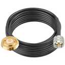 XRDS -RF NMO Antenna Mount to UHF PL259 RG58 Cable - 15FT CB Antenna Cable Extension NMO to PL259 for NMO VHF/UHF/CB Radio Antenna, Black