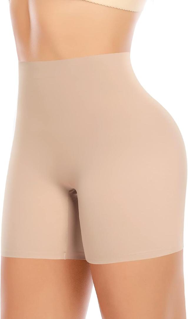 Seamless Slip Shorts for Women Under Dress Shaping Boyshorts Panties Tummy Control Shapewear (Medium, #31 Beige (No Control)-old2)