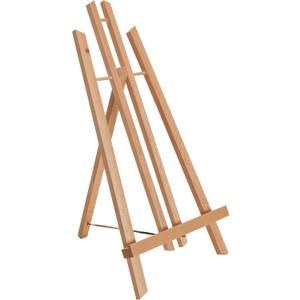 U.S. Art Supply 18" Large Tabletop Display Easel - Beechwood Artist A-Frame Display Stand, Wooden Easel for Painting, Canvas Stand, (Pack of 1) Classrooms Events Photo Picture Sign Holder