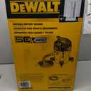 DEWALT Shop Vacuum 6 Gallon 4HP Poly Wet Dry Vacuum Ultimate Cleaning Solution for Construction Workshop Environments for Jobsite Garage Home W/Inflation Ket, Yellow, DXV06PL