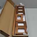 Upgraded Thick Floating Shelves - 24 Inch Multi-Use Wall-Mounted Bookshelves for Kids and Nursery, Ideal for Books, Toy, Spice Rack, Decor - Walnut Brown (23.60 Inch)