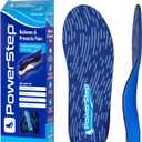 PowerStep Pinnacle Insoles - Orthotics for Plantar Fasciitis Relief – Made in USA Orthotic Insoles for Arch Support with Moderate Pronation - #1 Podiatrist Recommended (M 10-10.5 W 12)