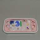 eXtremeRate PlayVital Protective Grip Case for Nintendo Switch Lite, Cherry Blossoms Pink Hard Cover Protector for Nintendo Switch Lite - 1 x White Border Tempered Glass Screen Protector Included