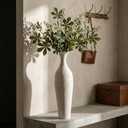 Tall Floor Vases, Boho Decor, Vintage Large Metal Vase for Pampas Grass