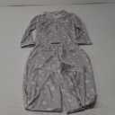 Veseacky Unisex Girls Boys Pajamas Long Sleeve Sleepwear Button-Down 2 Pcs Pjs Set for 130, Light Grey Pink Star