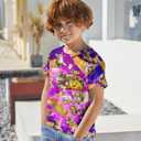Kids Funny Graphic Polyester Colorful T Shirt for Boys Girls Size 4-14 (9-12 Years)