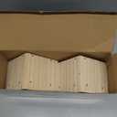 GRTRE 2 Pack Wood Carpenter Bee Trap for Outside - Best Bee Trap - Wood Boring Bee Trap- Nature Chalet Style Carpenter Bee Traps Outdoor Hanging - Insect Traps Removes Carpenter bee