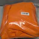 Ascoza 2 Pack 120 Inch Orange Round Tablecloth in Washable Polyester Fabric for Wedding/Banquet/Restaurant/Parties