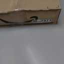 B FSOBEIIALEO Storage Ottoman with Tray, Foot Stools and Ottomans with Legs, Storage Cube Seat Linen Black 15"