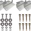 Renogy 2 Sets Solar Panel Mounting Z Brackets Lightweight Aluminum Corrosion-Free Construction for RVs, Trailers, Boats, Yachts, Wall and Other Off Gird Roof Installation, 2 Count