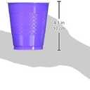 Premium New Purple Plastic Cups - 12 oz (20 Pack) - Bold, Vibrant Color for Parties, Weddings & Events