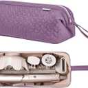 KarSyon Shark Flex Style Case for Dy son Airwrap Hair Dryer Brush Revlon Hair Tools Travel Bag Carrying Case Flat Curling Iron Organizer (Purple)