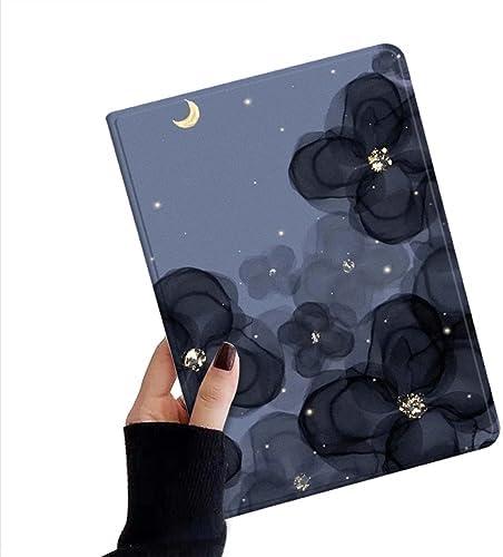 kaidisen Flower Case Compatible with iPad 6th 5th Generation Case iPad Air/Air 2 9.7 inch Flower Pattern Floral Illustration Cover with Pencil Holder,Color 30