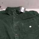 Eddie Bauer Mens Corduroy Long-Sleeve Shirt (X-Large, Dark Olive)