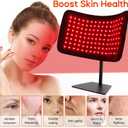 Red Light Therapy for Body and Face, Red Light Therapy Mat, 3 in 1 Mat/Belt/Stand Removable 660NM & 850NM Infrared Red Light Therapy Panel Device, Light Therapy for Face, Waist, Back, Knees and Legs