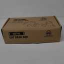 Up To 45LBS Capacity Cat Desk Bed - 360 Rotating & Adjustable Shelf, Space-Saving Pet Perch For Desks With Washable Cushion, Desk Cat Bed Attachment for Various Office & Game Tables (Brown)