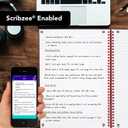 Black n' Red Notebooks, Business Journals, 2 Pack, 8-1/4" x 5-1/4", 70 Sheets, Ruled, Optik Paper, Scribzee App, Hardcover, Wirebound, Black (400163208)