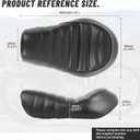 DREAMIZER Motorcycle Seat Black Sporster seat Rider Seat Compatible with Harley Sportster Iron 883 XL883N 2016-2022 (Black Rider Seat)