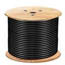Cat7 Ethernet Cable 650ft Pure Copper: 26AWG Fluke Tested Cat 7 Easy Pull Cable, Triple Shielded CMR, Outdoor/Indoor Direct Burial in Wall, POE Ethernet Wire, 10G 1000Mhz Roll Spool
