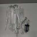 Joomer White Christmas 13FT 20 Tubes 90 LED Icicle Lights with Timer Function, Waterproof Connectable Ice String Lights for Holiday Home, Patio, Trees Christmas Decoration