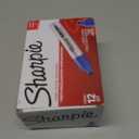 Sharpie King Size Permanent Markers, Large Chisel Tip, Blue, 12 Count - Office, Home, Teacher Supplies, Great for Poster Boards