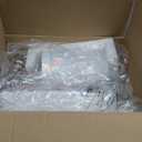 2-Light Bathroom Light Fixtures, Brushed Nickel Vanity Lights, Double Wall Sconce with Flared White Fabric Shade, Modern Sconces Wall Lighting for Hallway Bedroom Stairway, VL837-BN-2