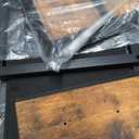 EXOTICA 3-Tier Shoe Storage Bench Industrial Entryway Shoe Rack with 4 Drawers and Seating Shoe Shelf Storage Cabinet for Hallway Front Door Doorway Living Room Mudroom Steel Frame 