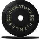 2-Inch Olympic Rubber Weight Plates Sets, Bumper Plates, 4.54 KG