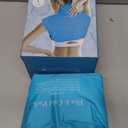 Comfytemp Large Ice Pack for Neck Shoulders Upper Back Pain Relief with Straps, Reusable Gel Ice Wrap Hot Cold Compress Therapy Recovery for Upper Back, Cervical Injuries, Rotator Cuff (Large, Blue)