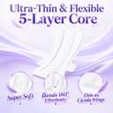 MODAL Silk-Ultra Thin Sanitary Pads, Real Mulberry Silk, Regular, 8 Count | Second Skin Bare Fit, Long-Lasting Breathable Zero Damp,Wide Wings for Women