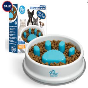 PawPerfect Slow Feeder Bowls For Dogs & Cats
