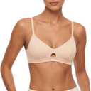 Modal Bralette Cotton for Small Chest-Wireless Bra AAA/AA/A/B Cup Soft Cup Triangle Bra Breathable Comfortable (L)
