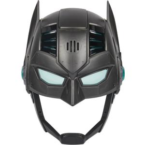 DC Comics, Armor-Up Batman Mask with Visor, 15+ Sounds & Phrases, Lights, Halloween Costume for Kids Roleplay for Boys and Girls Ages 4 and Up
