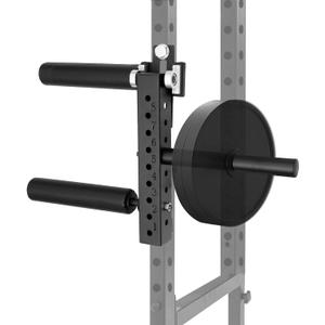 Power Rack Mounted Leg Extension and Curl Machine  1.02in & 0.71in Hole Compatible, 8-Position Adjustable Seated Leg Trainer with 175lbs Capacity, Squat Rack Attachment (1.02in(26mm))
