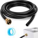 UNIFAMILY 12 Ft Dehumidifier Drain Hose 3/4 Inch FHT, Thickened Dehumidifier Hose with Galvanized Connectors to Prevent Water Leakage, Drain Hose for Dehumidifier Fits for Most of Dehumidifiers
