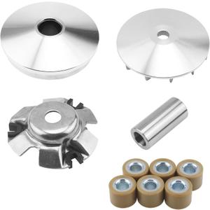 150cc High-Performance Racing Variator Scooter Variator with 14g Roller Kit for Chinse Scooter Moped ATV Go Kart 4-Stroke Engine Scooter Racing Front Clutch Variator for GY6 125cc 150cc 152QMI 157QMJ
