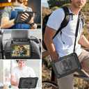 HXCASEAC Case for Samsung Galaxy Tab A11+ Plus 11 Inch, Protective with Screen Protector/Hand Strap/Pen Holder, Sturdy Shockproof for Samsung A11 Plus Tablet Case 5G SM-X230 SM-X236 SM-X238U - Black