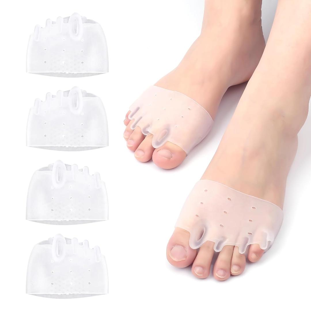3 x 4pcs Silicone Toe Separators, Toe Spacers for Women Soft High Elasticity Toe Dividers Spreaders with Breathable Holes Foot Support Correct Comfort Corrector Tool for Overlapping Toes