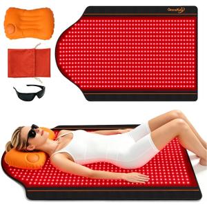 Large Red Light Therapy Mat for Body, 47 x 34 in, 690 LEDs, 660nm 850nm