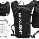 Runlight Running Vest for Women Men Lightweight Hydration Backpack Pack with 1.5L Water Bladder Bag Hydro Daypack for Hiking,Trail,Skiing,Camping,Cycling,Race,Marathon