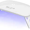 Kepma UV LED Nail Dryer Mini lamp Portable Curing Light for Gel Nail Polish,6w(White)